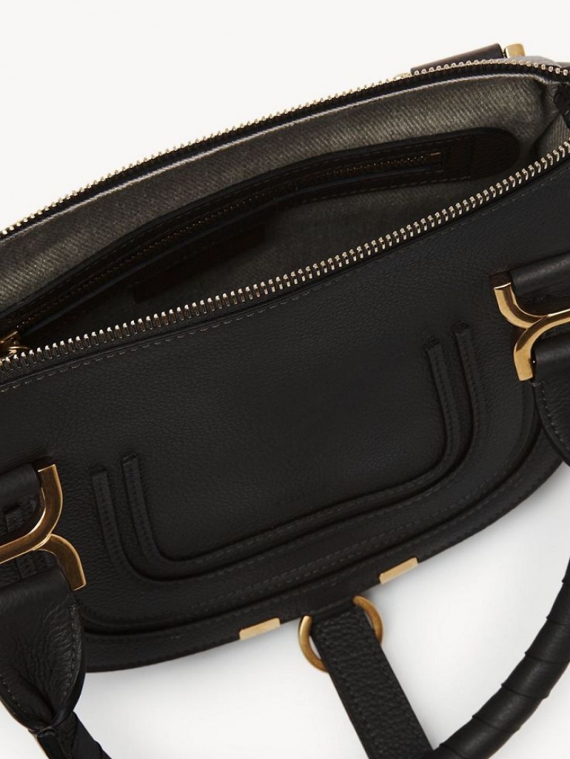 Bolsos Cruzados Chloe Marcie Small Double Carry Negros | CHE-SR13543