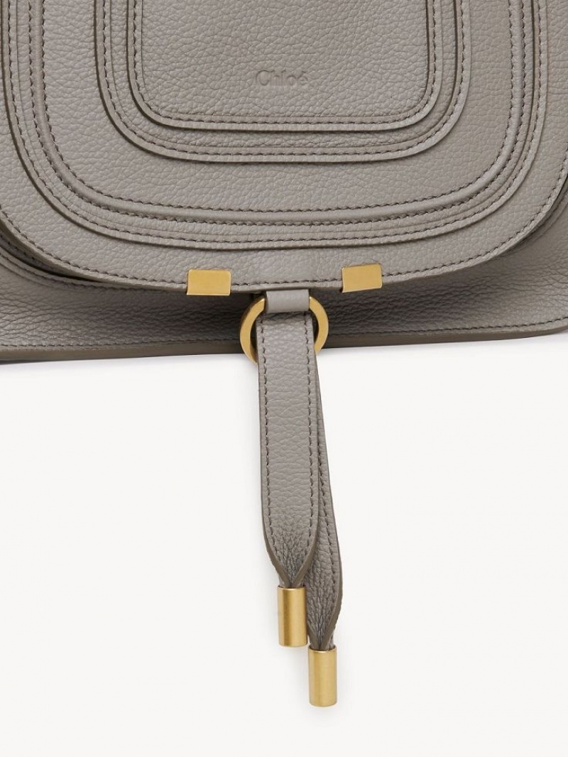 Bolsos Cruzados Chloe Marcie Small Double Carry Grises | CHE-SR13547