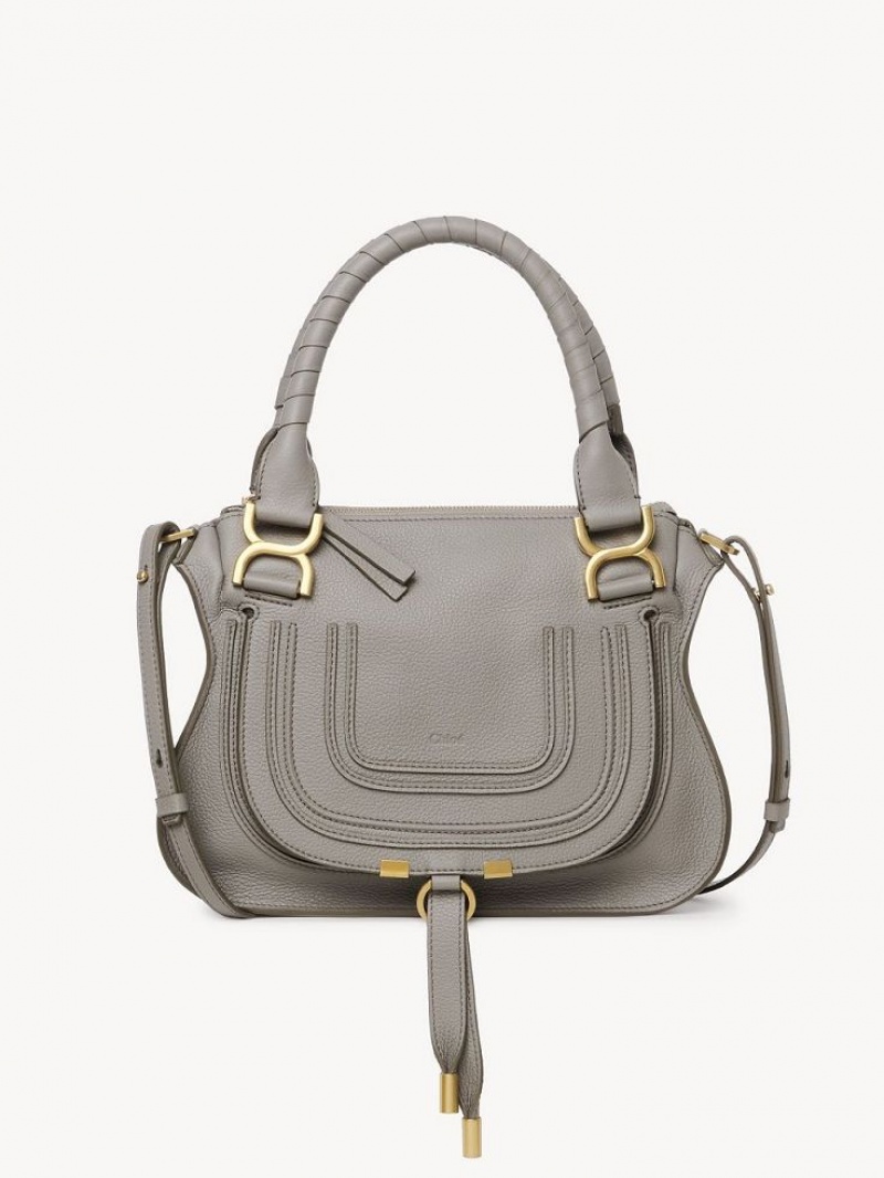 Bolsos Cruzados Chloe Marcie Small Double Carry Grises | CHE-SR13547