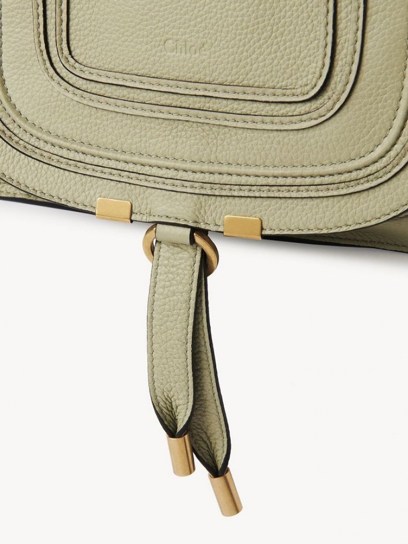 Bolsos Cruzados Chloe Marcie Small Double Carry Verdes | CHE-SR13554