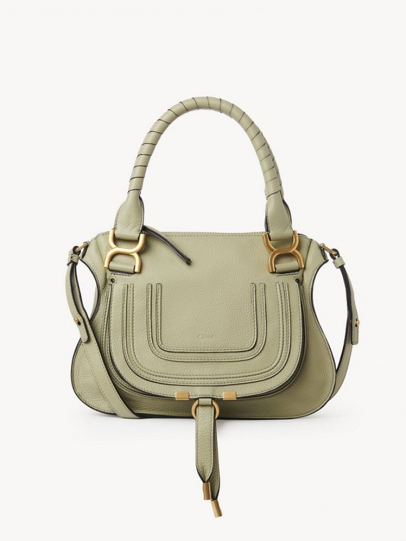 Bolsos Cruzados Chloe Marcie Small Double Carry Verdes | CHE-SR13554