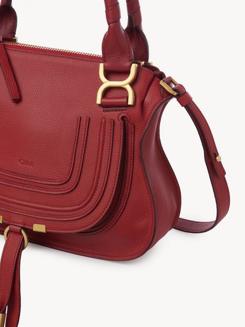 Bolsos Cruzados Chloe Marcie Small Double Carry Rosas | CHE-SR13584