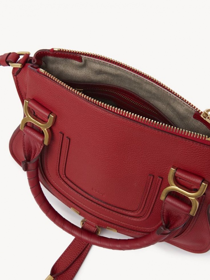 Bolsos Cruzados Chloe Marcie Small Double Carry Rosas | CHE-SR13584