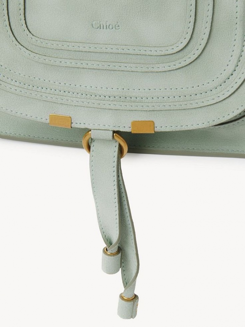 Bolsos Cruzados Chloe Marcie Small Double Carry Verdes | CHE-SR13601