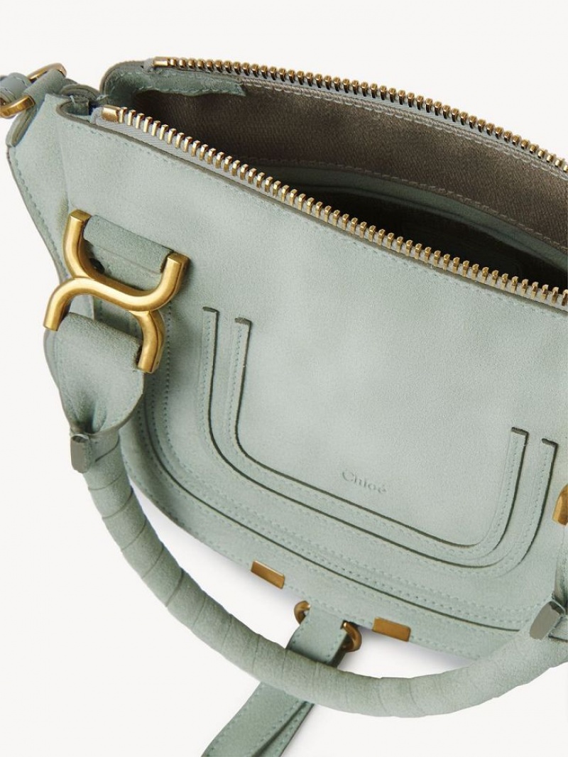 Bolsos Cruzados Chloe Marcie Small Double Carry Verdes | CHE-SR13601