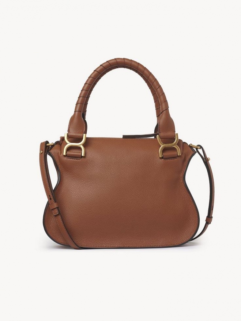 Bolsos Cruzados Chloe Marcie Small Double Carry Marrom | CHE-SR13620