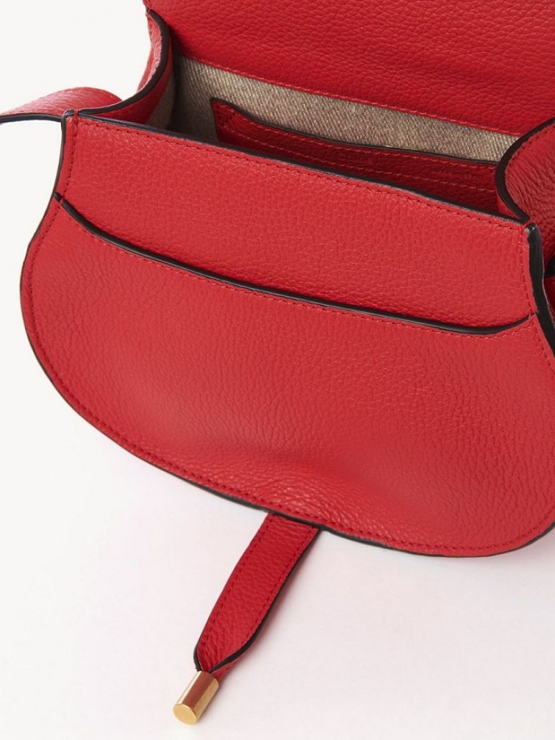 Bolsos Cruzados Chloe Marcie Small Rojos | CHE-SR13488
