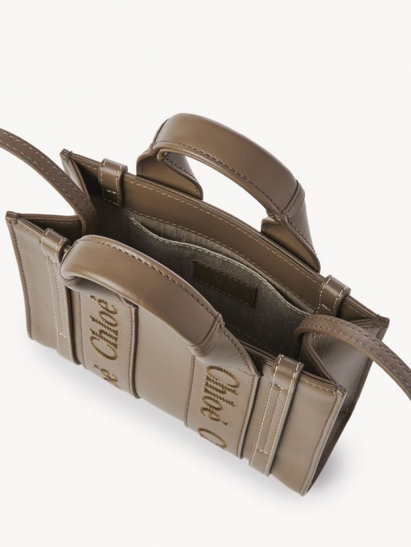 Bolsos Cruzados Chloe Mini Woody Verdes | CHE-SR13521