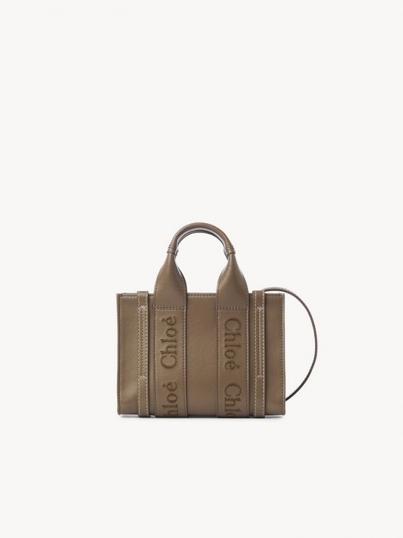 Bolsos Cruzados Chloe Mini Woody Verdes | CHE-SR13521