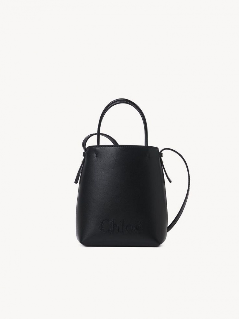 Bolsos Cruzados Chloe Sense Micro Negros | CHE-SR13582