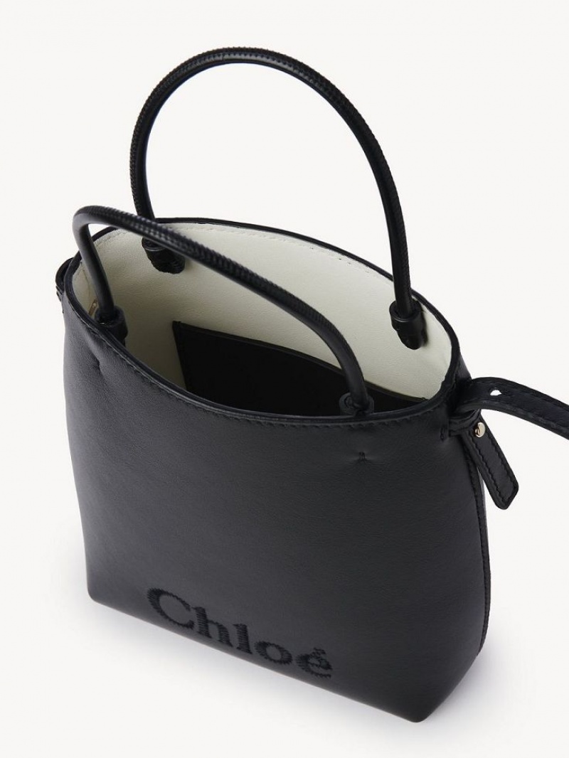 Bolsos Cruzados Chloe Sense Micro Negros | CHE-SR13582