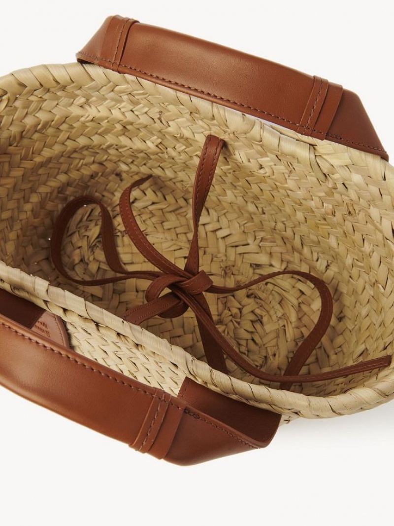 Bolsos Cruzados Chloe Sense Small Basket Marrom | CHE-SR13518