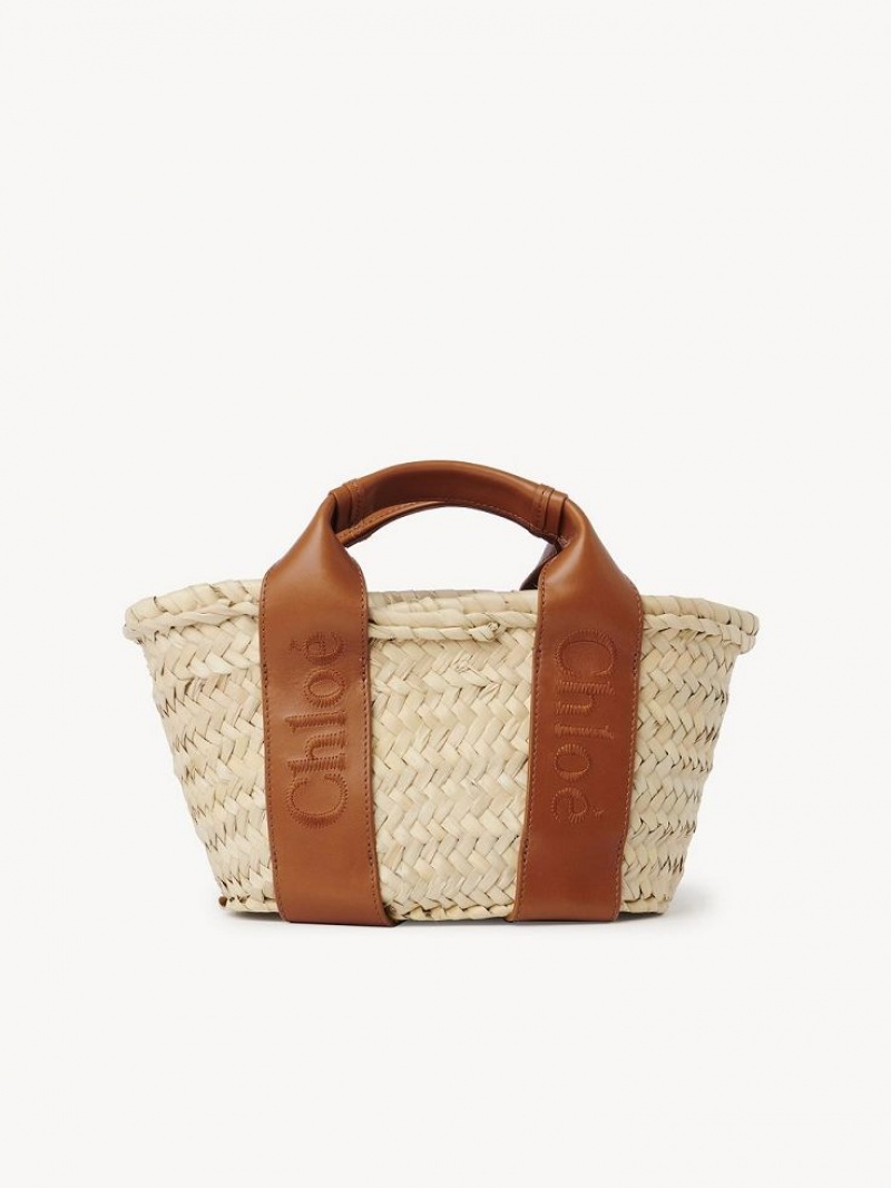 Bolsos Cruzados Chloe Sense Small Basket Marrom | CHE-SR13518