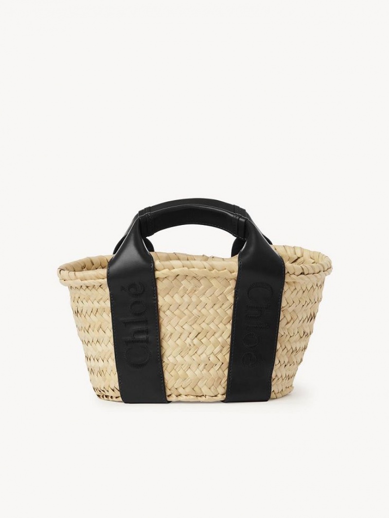 Bolsos Cruzados Chloe Sense Small Basket Negros | CHE-SR13519