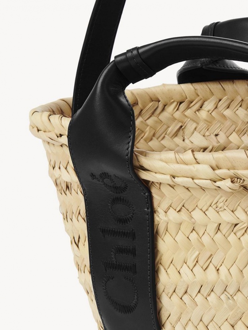 Bolsos Cruzados Chloe Sense Small Basket Negros | CHE-SR13519