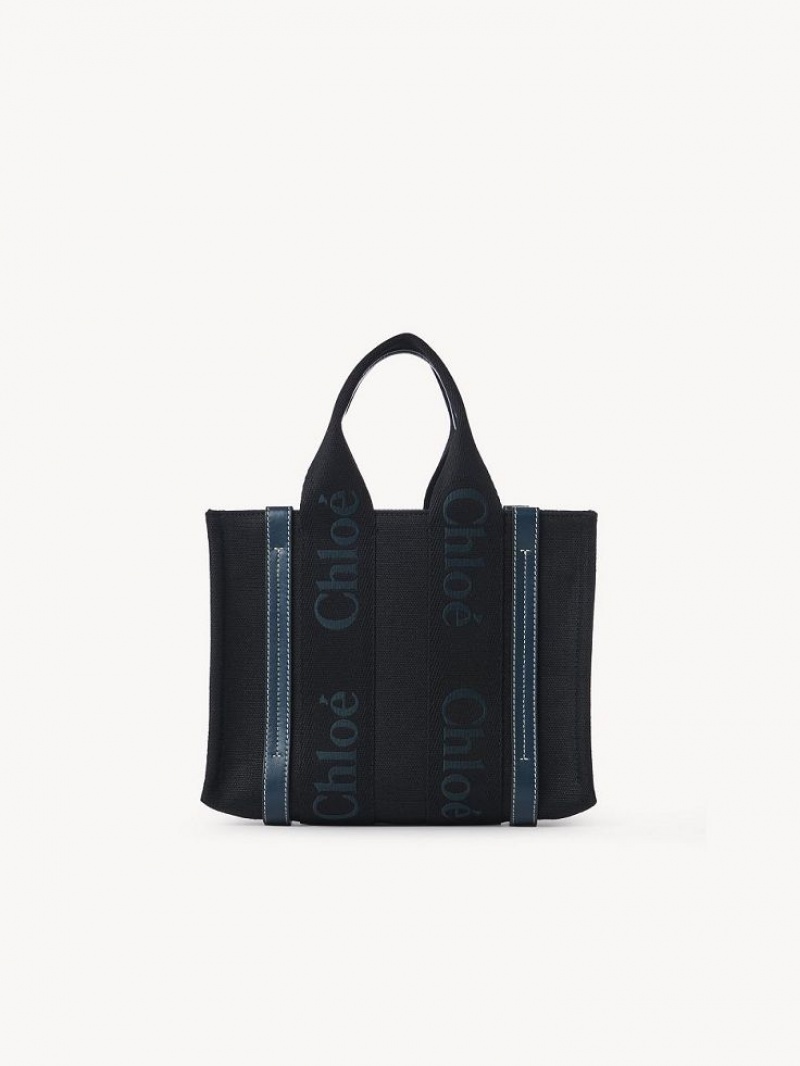Bolsos Cruzados Chloe Small Woody Negros Verdes | CHE-SR13570