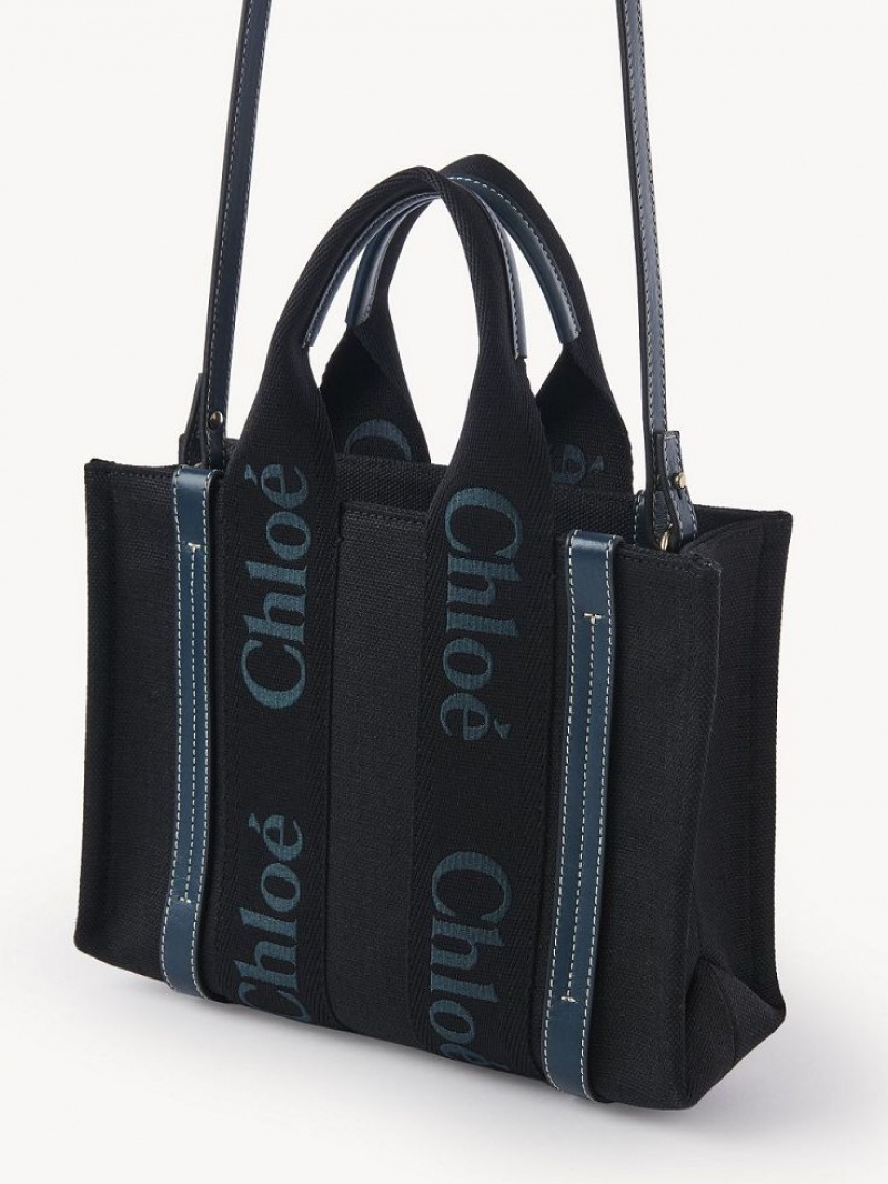 Bolsos Cruzados Chloe Small Woody Negros Verdes | CHE-SR13570