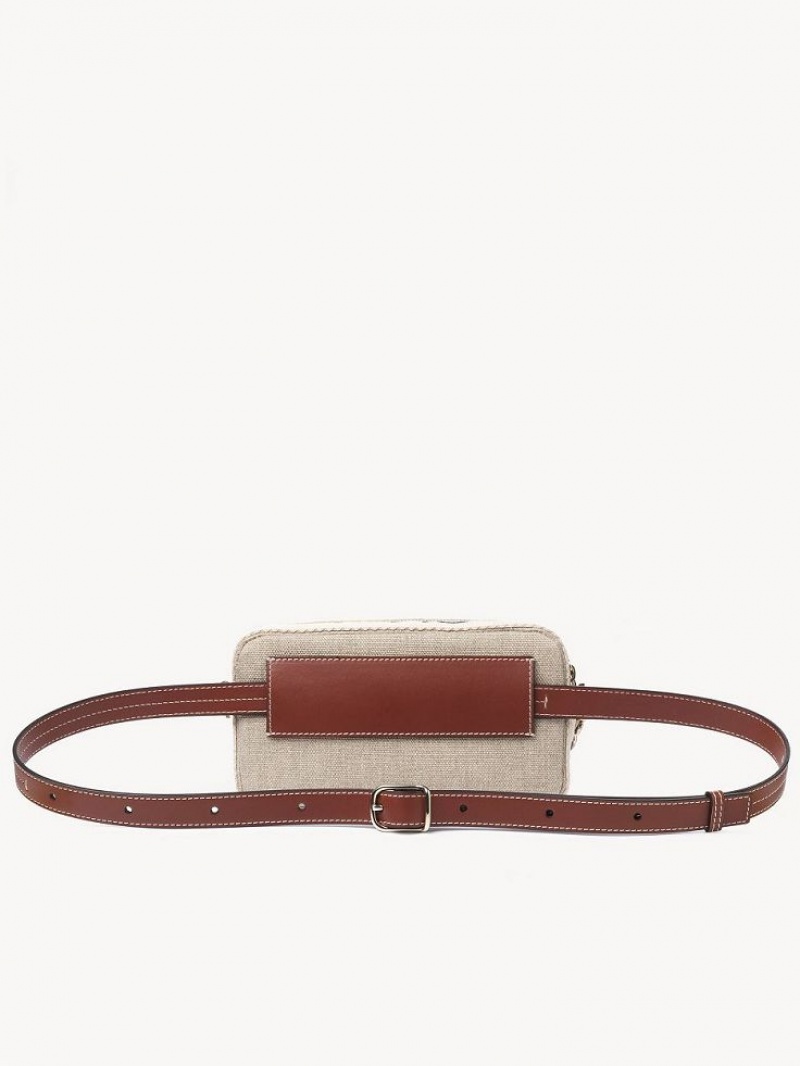 Bolsos Cruzados Chloe Woody Belt Marrom | CHE-SR13607
