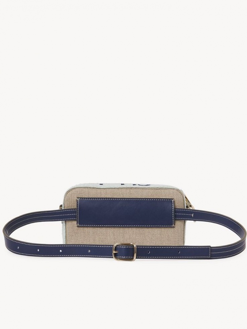 Bolsos Cruzados Chloe Woody Belt Verdes Azules | CHE-SR13594