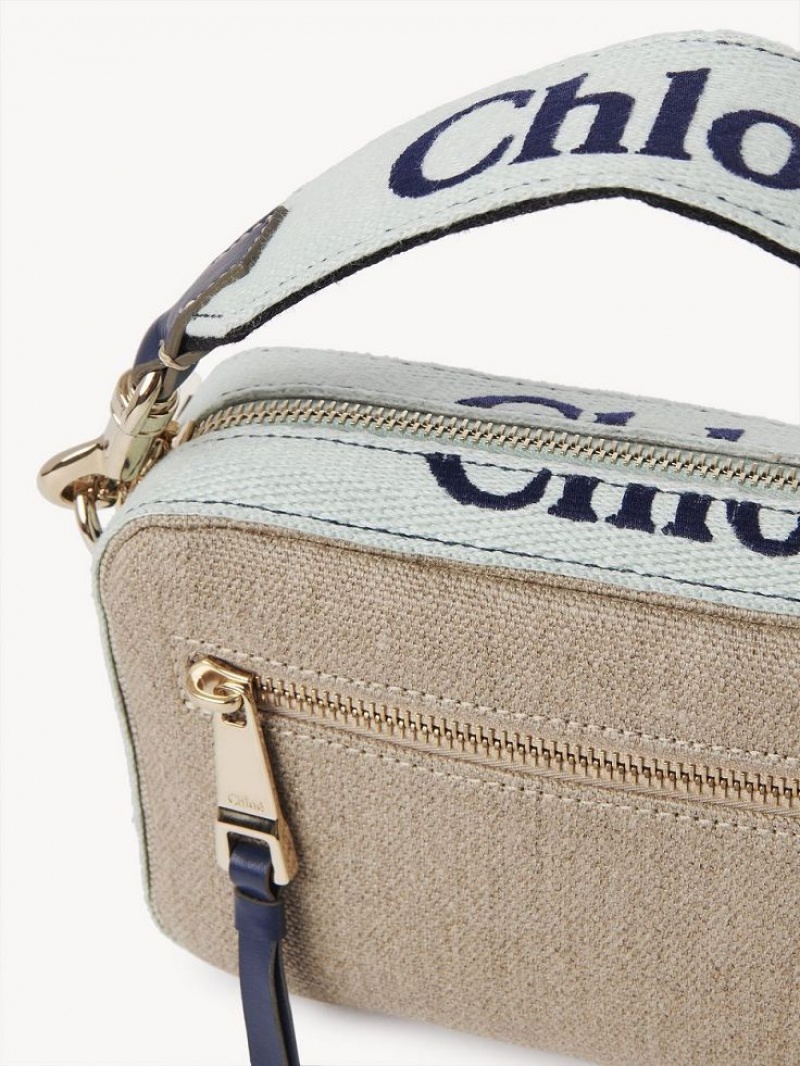 Bolsos Cruzados Chloe Woody Belt Verdes Azules | CHE-SR13594