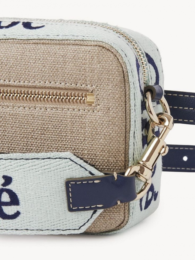 Bolsos Cruzados Chloe Woody Belt Verdes Azules | CHE-SR13594