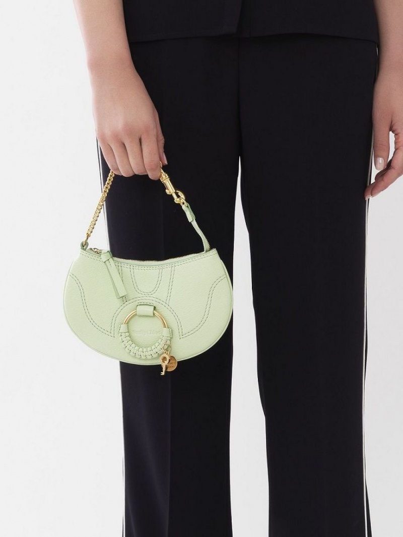 Bolsos Mini Chloe Hana Clutch Verdes | CHE-SR14770