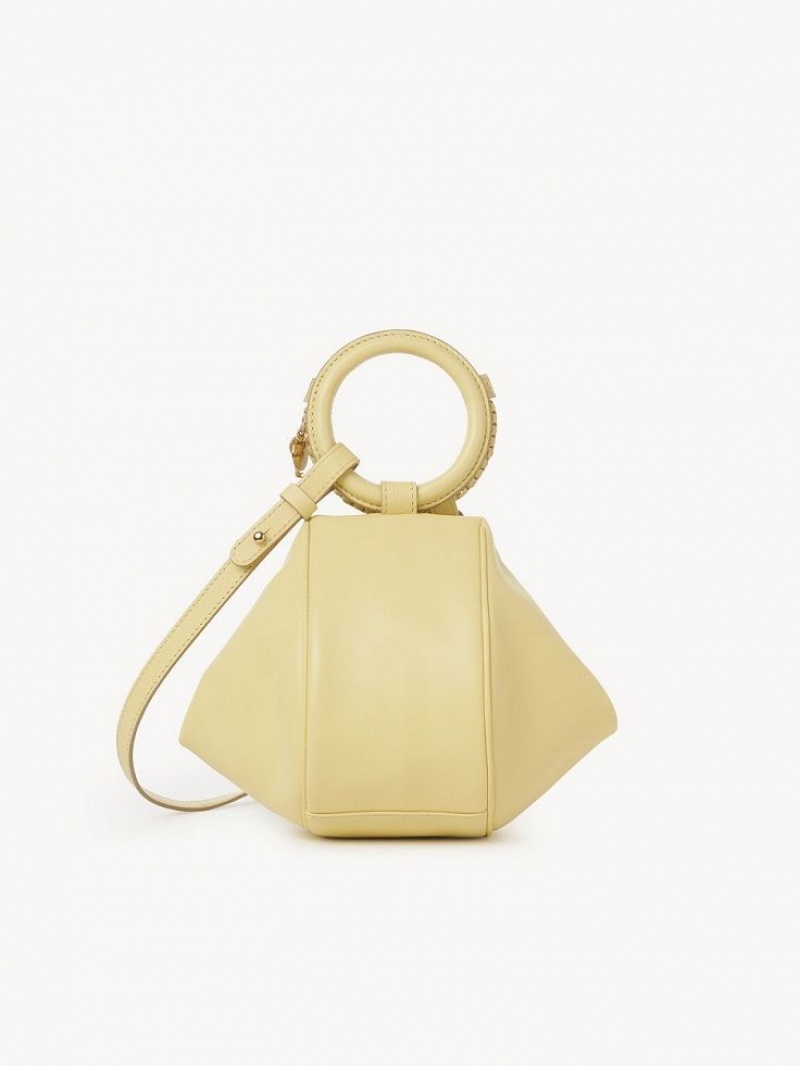 Bolsos Mini Chloe Hana Wristlet Amarillos | CHE-SR14773