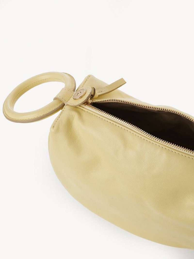 Bolsos Mini Chloe Hana Wristlet Amarillos | CHE-SR14773