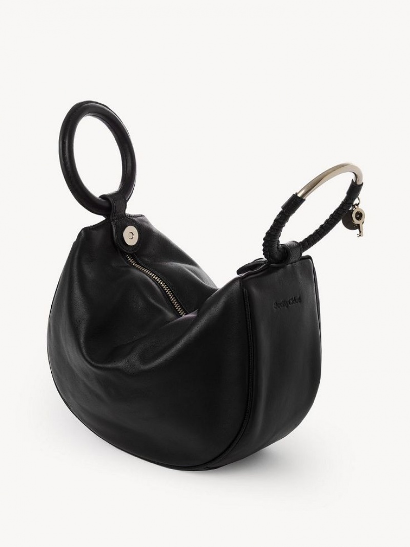 Bolsos Mini Chloe Hana Wristlet Negros | CHE-SR14771