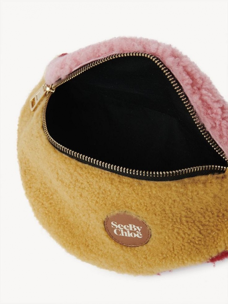 Bolsos Mini Chloe Huggy Banana Belt Marrom | CHE-SR14729