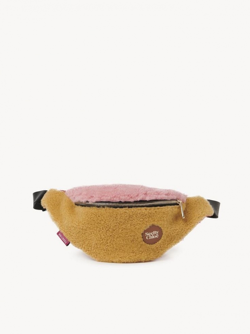Bolsos Mini Chloe Huggy Banana Belt Marrom | CHE-SR14729