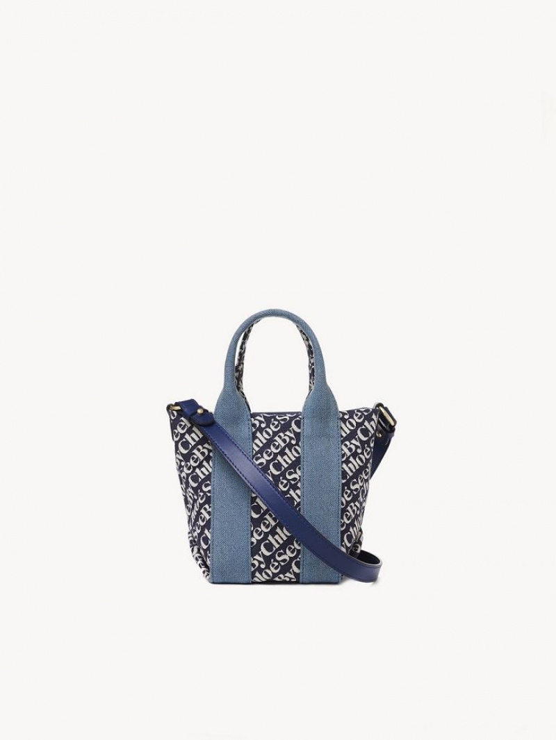 Bolsos Mini Chloe Laetizia Tote Azul Rey Azul Marino | CHE-SR14766