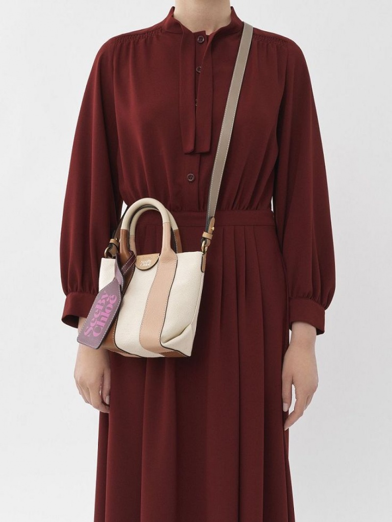 Bolsos Mini Chloe Laetizia Tote Marrom | CHE-SR14767