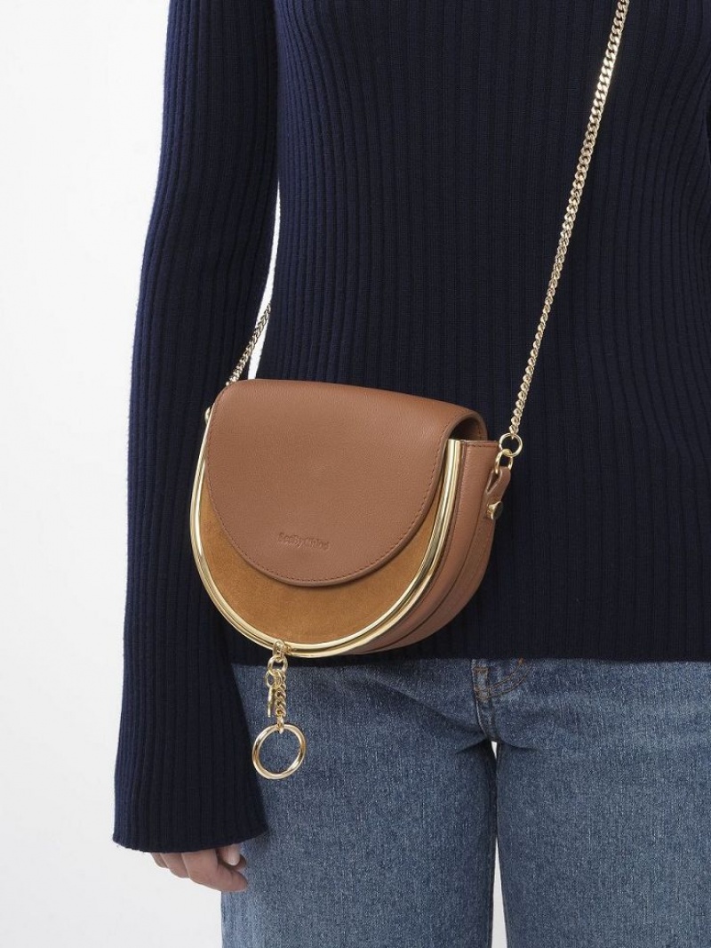 Bolsos Mini Chloe Mara Evening Marrom | CHE-SR14724