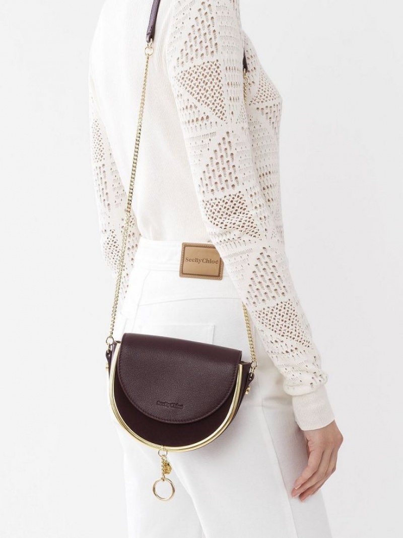 Bolsos Mini Chloe Mara Evening Vino | CHE-SR14777