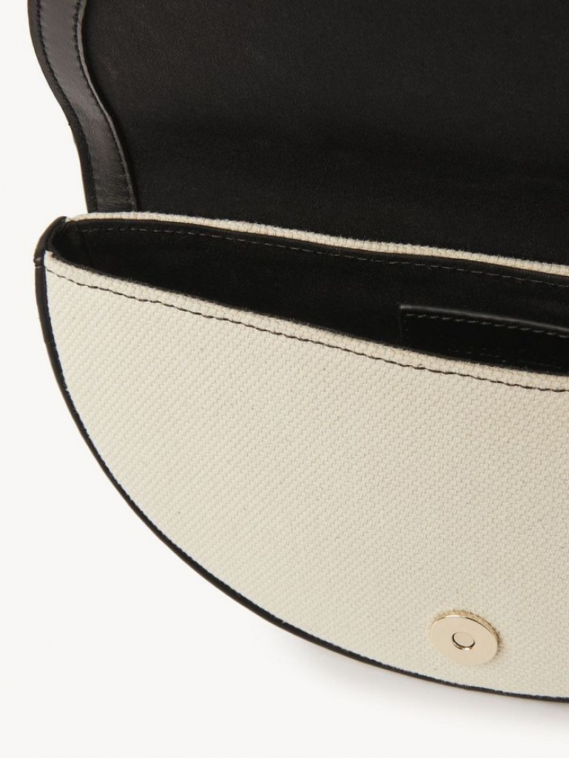 Bolsos Mini Chloe Mara Half Moon Negros | CHE-SR14753