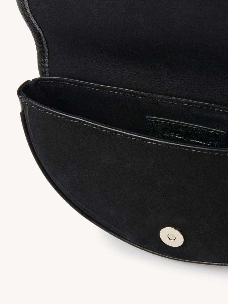 Bolsos Mini Chloe Mara Half Moon Negros | CHE-SR14754
