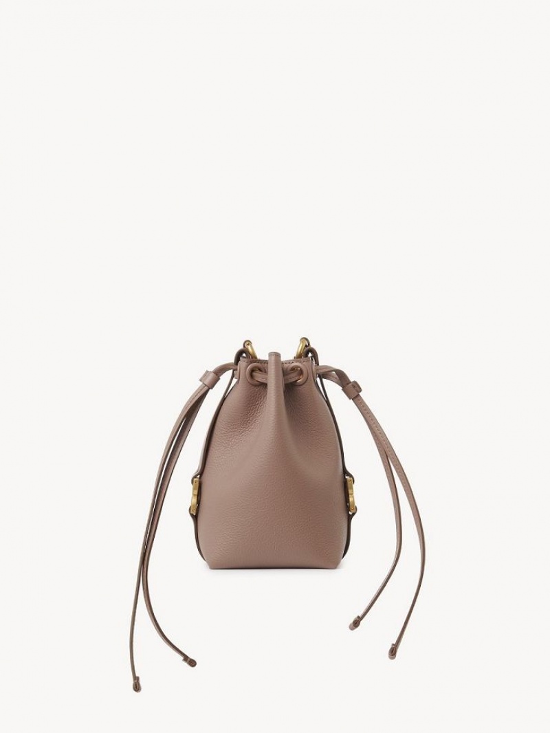 Bolsos Mini Chloe Marcie Bucket Marrom | CHE-SR13716