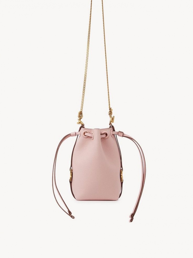 Bolsos Mini Chloe Marcie Bucket Rosas | CHE-SR13741