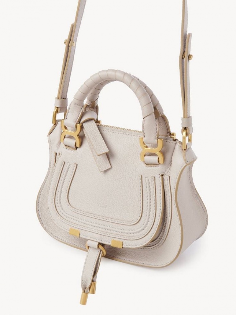 Bolsos Mini Chloe Marcie Double Carry Grises | CHE-SR13714