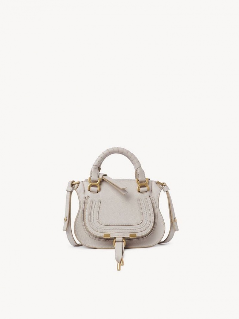 Bolsos Mini Chloe Marcie Double Carry Grises | CHE-SR13714