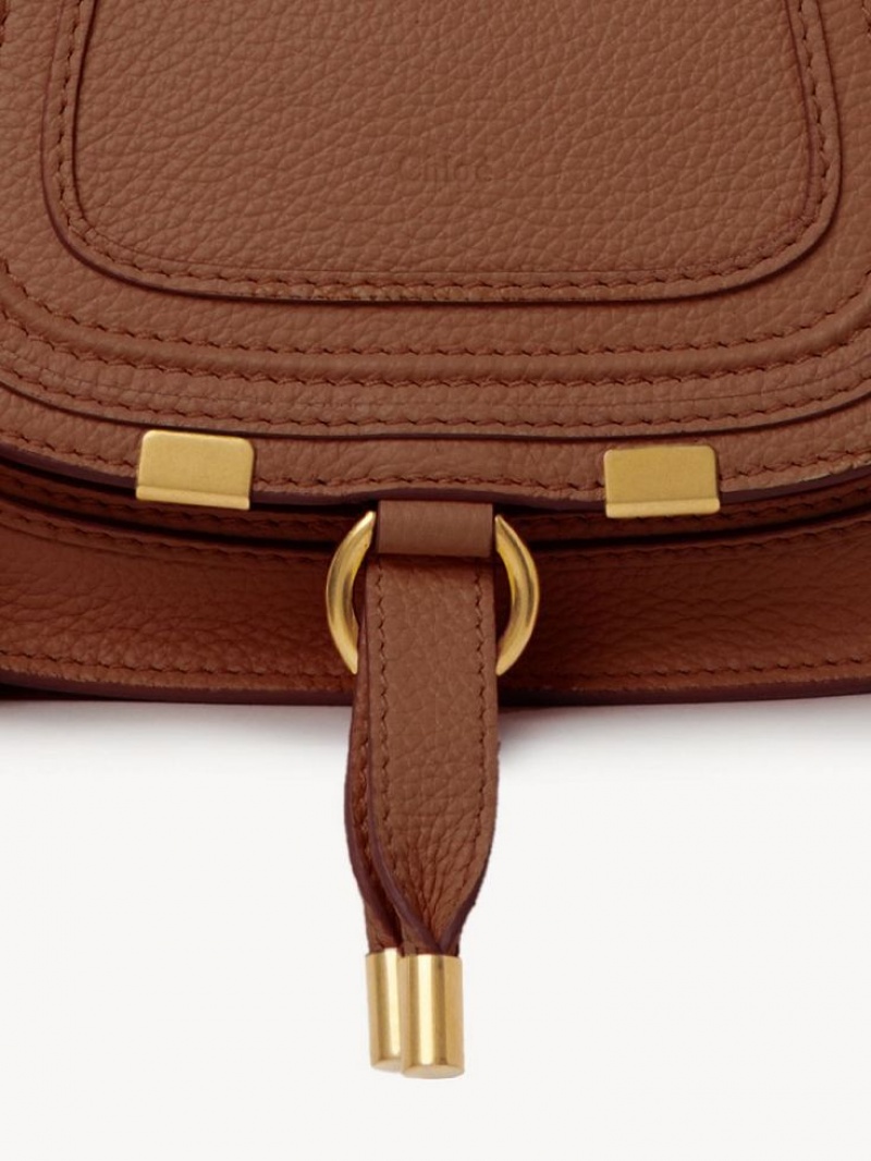 Bolsos Mini Chloe Marcie Double Carry Marrom | CHE-SR13725