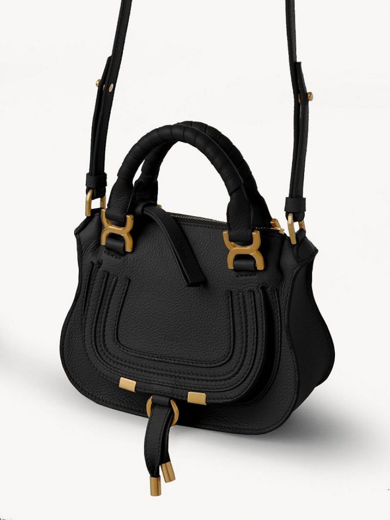 Bolsos Mini Chloe Marcie Double Carry Negros | CHE-SR13713