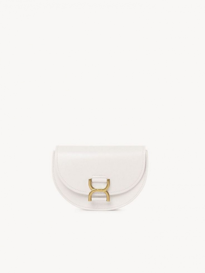 Bolsos Mini Chloe Marcie Flap Blancos | CHE-SR13709