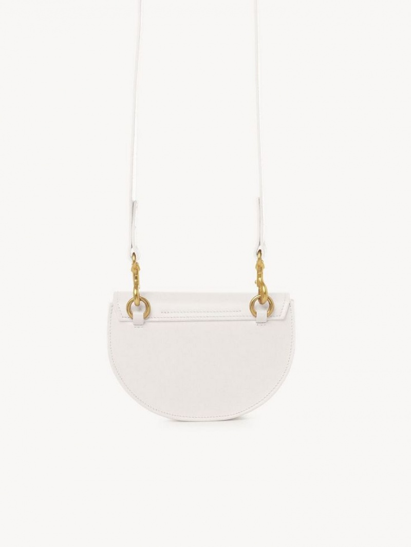 Bolsos Mini Chloe Marcie Flap Blancos | CHE-SR13709