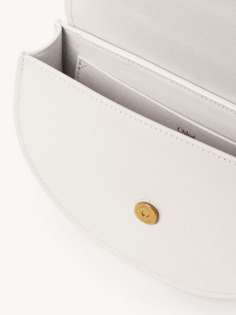 Bolsos Mini Chloe Marcie Flap Blancos | CHE-SR13709
