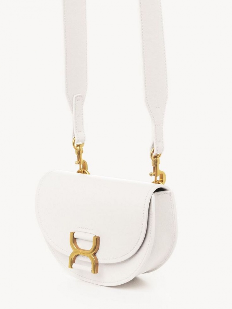 Bolsos Mini Chloe Marcie Flap Blancos | CHE-SR13709