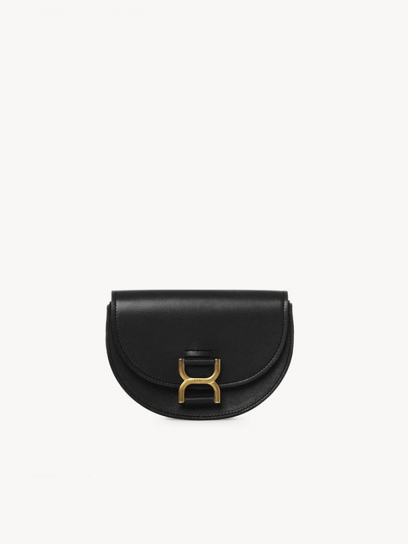 Bolsos Mini Chloe Marcie Flap Negros | CHE-SR13710