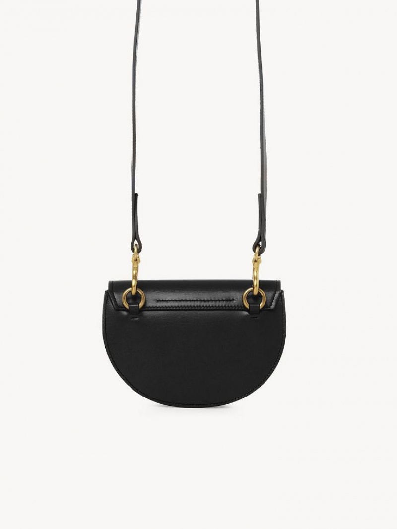 Bolsos Mini Chloe Marcie Flap Negros | CHE-SR13710