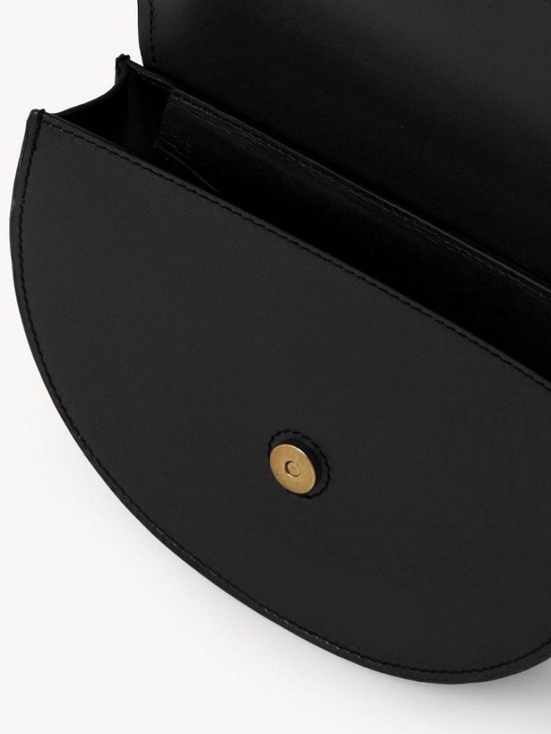 Bolsos Mini Chloe Marcie Flap Negros | CHE-SR13710